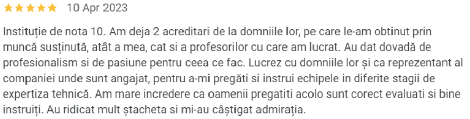 cursuri SQL acreditate cu mentor